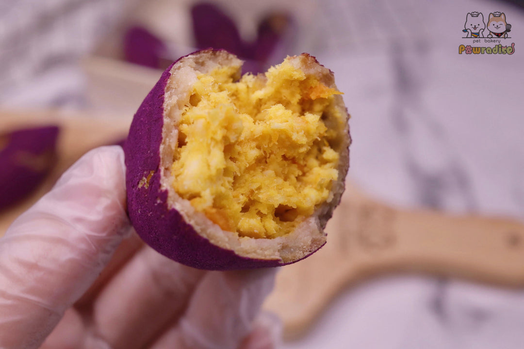 Grain-free purple-skinned sweet potato